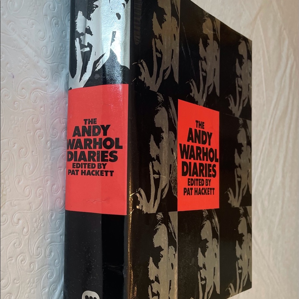Andy Warhol Diaries Coffee Table Book
